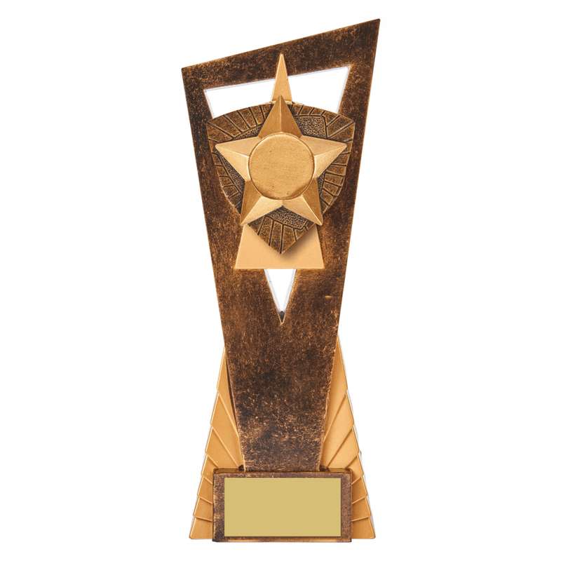 Antique Gold Edge Star Adapter Award 230mm – Ant Gold