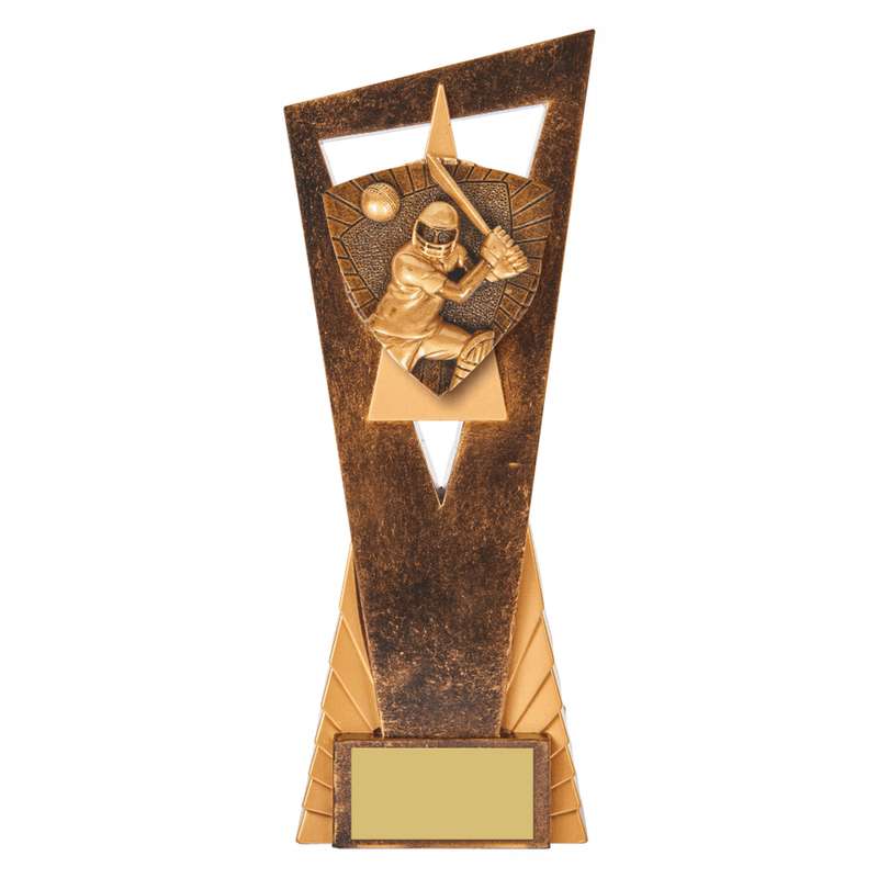 Antique Gold Edge Cricket Batsman Award 230mm – Ant Gold