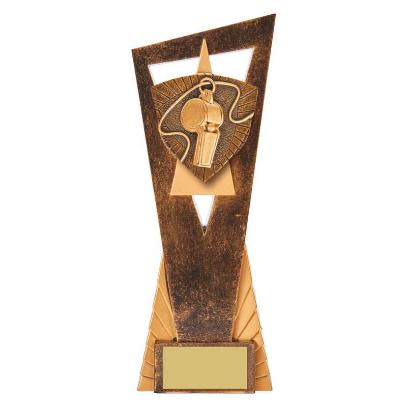 Antique Gold Edge Whistle Award 230mm – Ant Gold