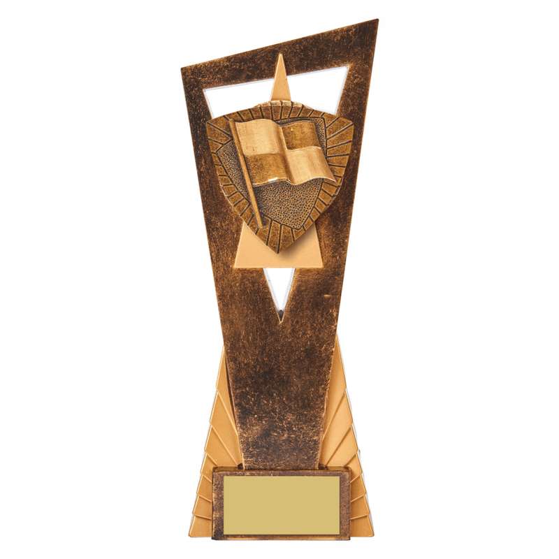 Antique Gold Edge Official Flag Award 230mm – Ant Gold