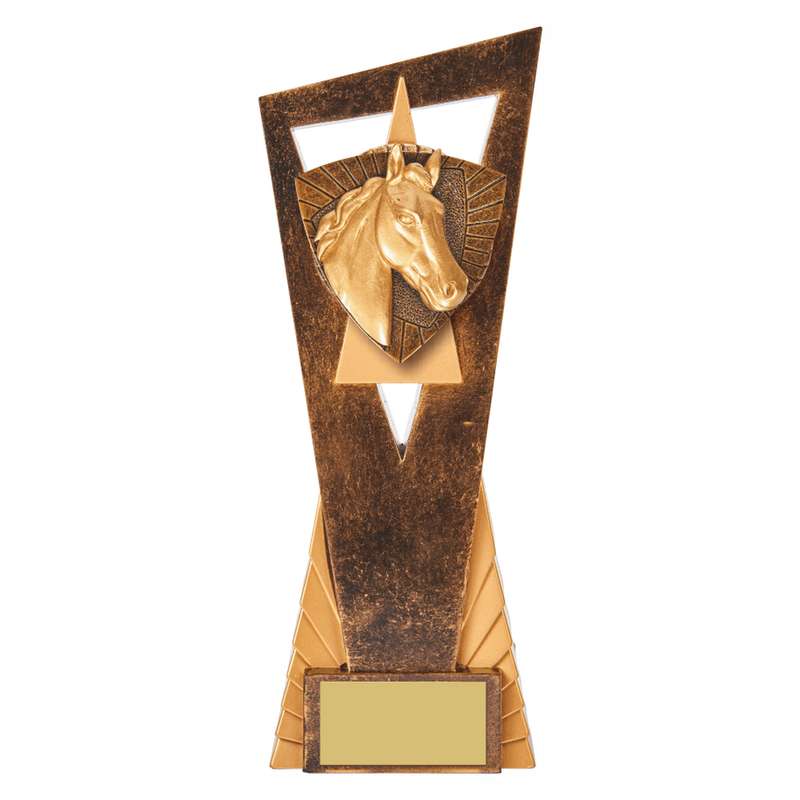 Antique Gold Edge Horse Award 230mm – Ant Gold