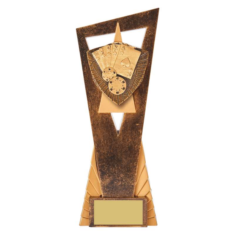 Antique Gold Edge Poker Award 230mm – Ant Gold