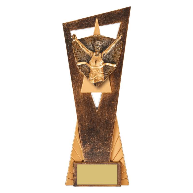 Antique Gold Edge Male Runner Award 230mm – Ant Gold