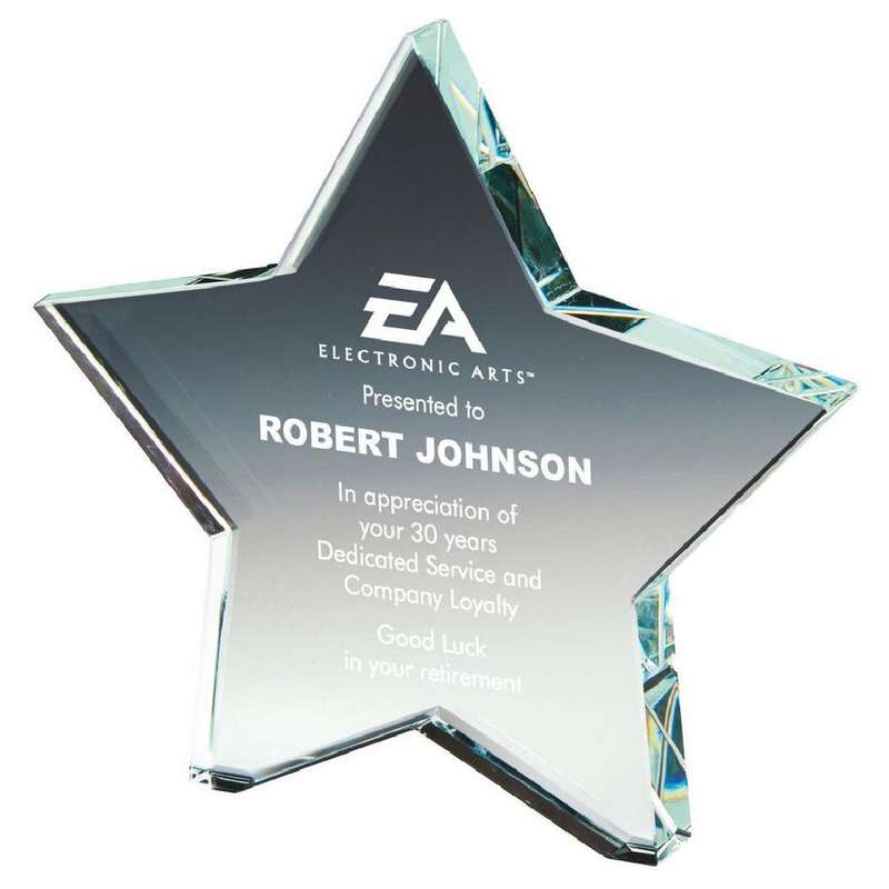 Crystal Star Award (In Presentation Case) 100mm – Clear