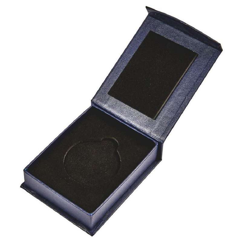 Blue Medal Case to fit 50mm Medal (Magnetic Fastening) – Blue