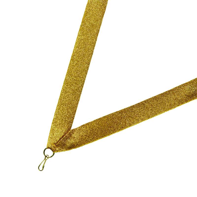 Metallic Medal Ribbon 22mm – Gold