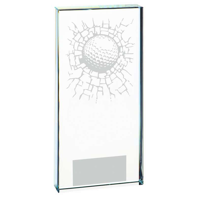 Clear Glass Golf Award – Ball 140mm – Clear